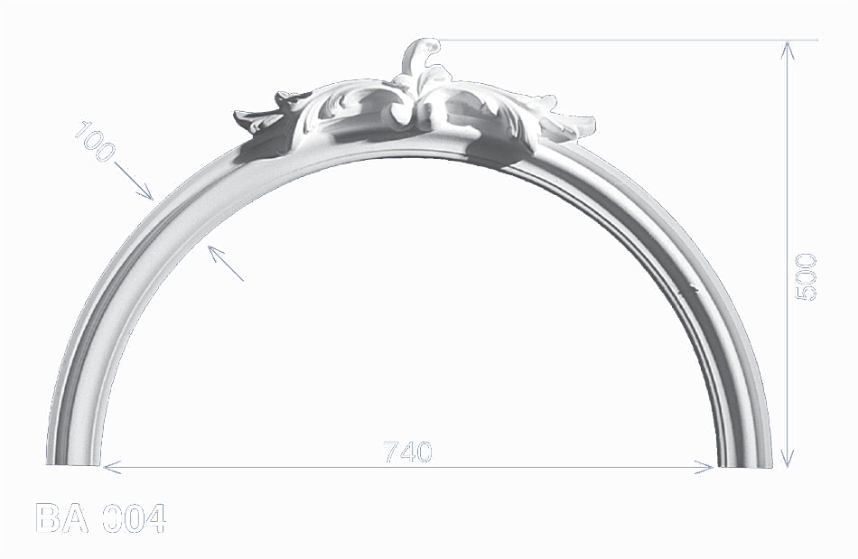 decorative plaster archways