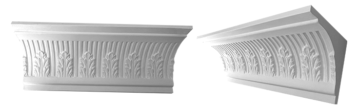 decorative plaster cornice image