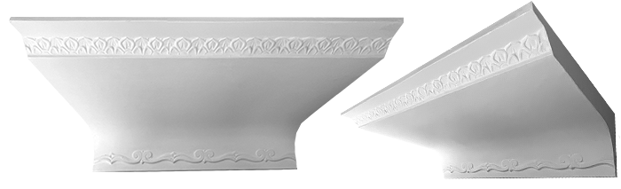 decorative plaster cornice image