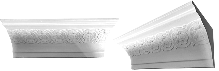 decorative plaster cornice image