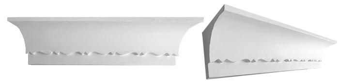 decorative plaster cornice image