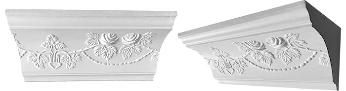 decorative plaster cornice image